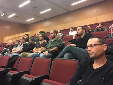 Picture 3 of Today, Daniel Levy gave his master's seminar on the dynamic energy absorption of 3D printed Ti6Al4V structures. Congratulations!