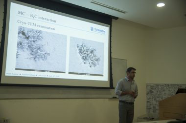 Picture 1 of Seminar about the mechanical properties of inverse freezing gels