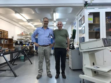 Picture 1 of Today we had the pleasure to host Prof. Ezio Cadoni, Dymat President, for a short visit to the DFL