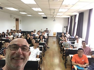 Picture 1 of D. Rittel teaches a course on Mechanical Properties of Engineering Materials at Beijing Institute of Technology
