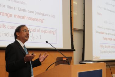 Picture 6 of Selected pictures of Pollack Lecture given by Prof. G. Ravichandran