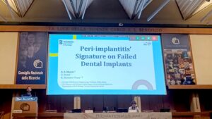 Amit Shavit presented today his research on peri-implantitis at BIOMAH 2022 in Rome.